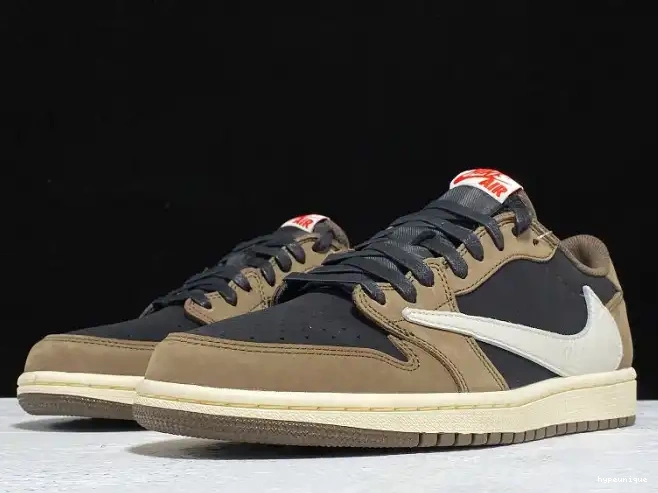 HYPE x Air OG Travis Low Mocha SP Jordan Scott 1 Dark CQ4277-001 0623